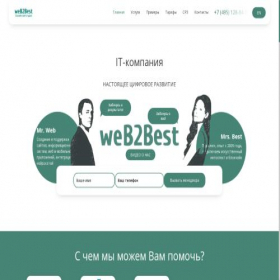 Скриншот главной страницы сайта web2best.com