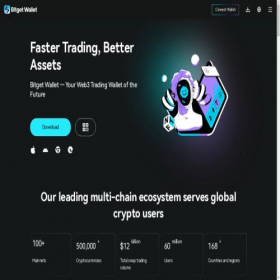 Скриншот главной страницы сайта web3.bitget.com