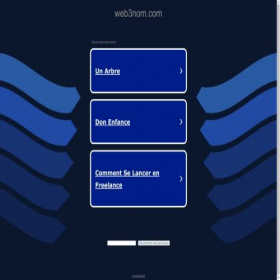 Скриншот главной страницы сайта web3nom.com