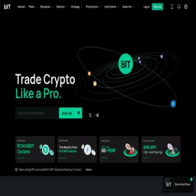 Скриншот главной страницы сайта webapp.bitexch.io