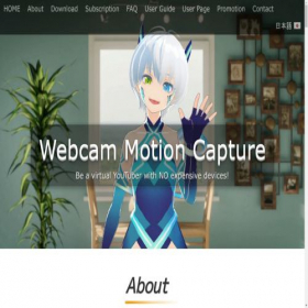 Скриншот главной страницы сайта webcammotioncapture.info