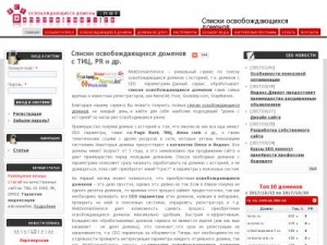 Скриншот главной страницы сайта webdomainservice.net