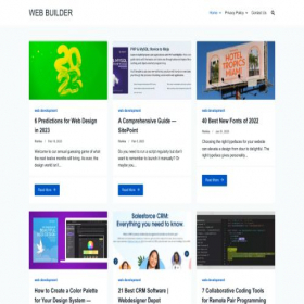 Скриншот главной страницы сайта webinfo.biz