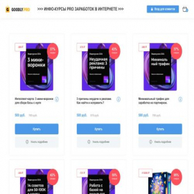 Скриншот главной страницы сайта webmasterpro.goodly.pro