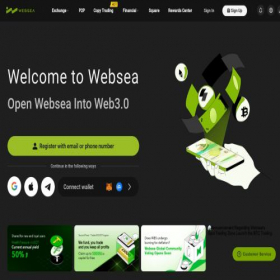 Скриншот главной страницы сайта websea.com