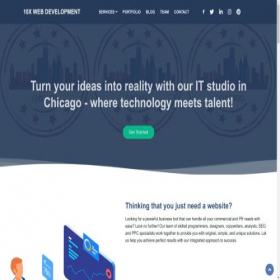 Скриншот главной страницы сайта websoftcorporation.com