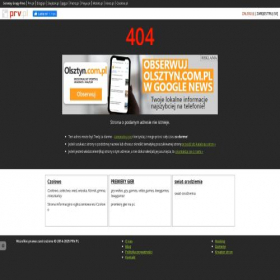 Скриншот главной страницы сайта webstats.pev.pl