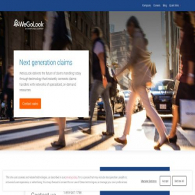 Скриншот главной страницы сайта wegolook.com