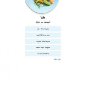 Скриншот главной страницы сайта weight.ableapp.com