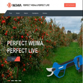 Скриншот главной страницы сайта weimapower.ru