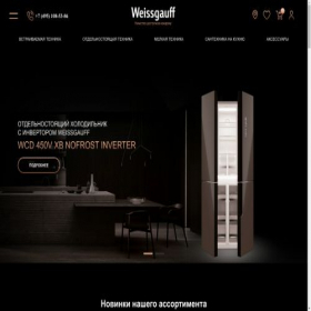 Скриншот главной страницы сайта weissgauff-new.ru