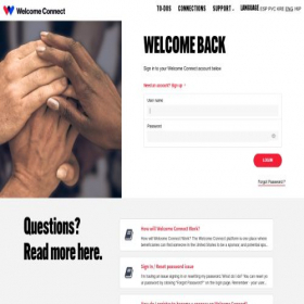 Скриншот главной страницы сайта welcomeconnect.service-now.com