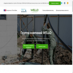 Скриншот главной страницы сайта wello.ru