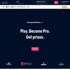 Скриншот главной страницы сайта weplay.esport.tw