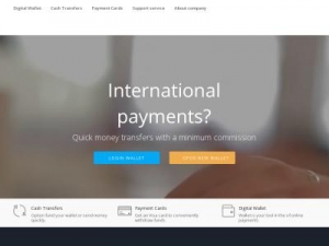 Скриншот главной страницы сайта weqmoney.com
