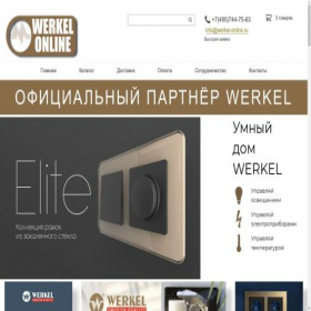Скриншот главной страницы сайта werkel-online.ru