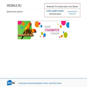Скриншот главной страницы сайта wesmile.ru