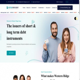 Скриншот главной страницы сайта westernridgegroup.com