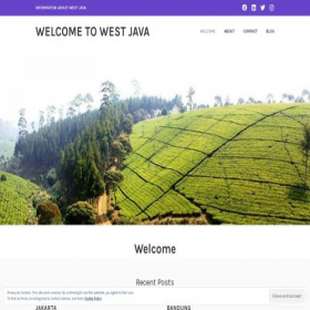 Скриншот главной страницы сайта westjavainfo.wordpress.com