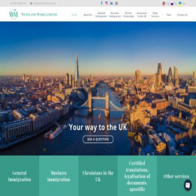 Скриншот главной страницы сайта westlandmark.com