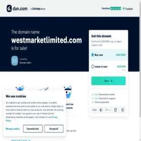 Скриншот главной страницы сайта westmarketlimited.com