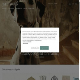 Скриншот главной страницы сайта westwing.fr