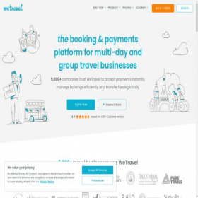 Скриншот главной страницы сайта wetravel.com