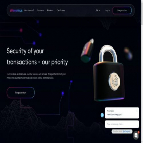 Скриншот главной страницы сайта wexornus.com