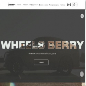 Скриншот главной страницы сайта wheelsberry.ru