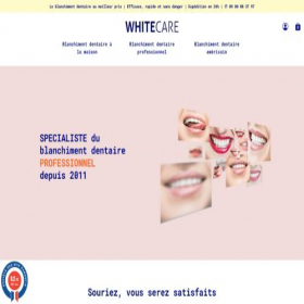 Скриншот главной страницы сайта white-care.com
