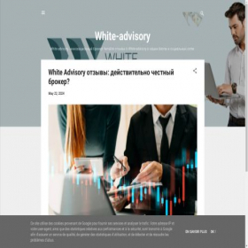 Скриншот главной страницы сайта whiteadvisory.blogspot.com