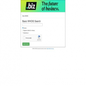 Скриншот главной страницы сайта whois.biz