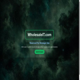 Скриншот главной страницы сайта wholesaleit.com