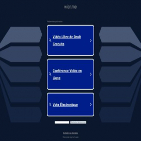 Скриншот главной страницы сайта wicr.me
