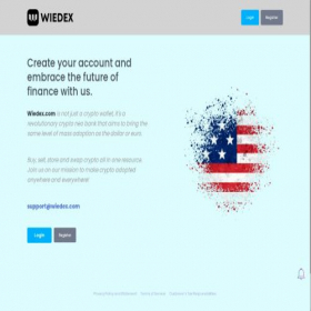 Скриншот главной страницы сайта wiedex.com