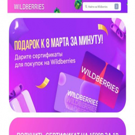Скриншот главной страницы сайта wildberries.giftcard-1.ru
