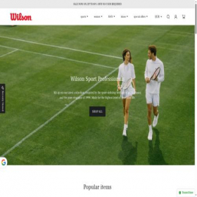 Скриншот главной страницы сайта wilsonofficial.top