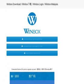 Скриншот главной страницы сайта winbox.site