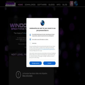 Скриншот главной страницы сайта windowsxlite.com