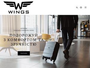 Скриншот главной страницы сайта wingsukraine.com.ua