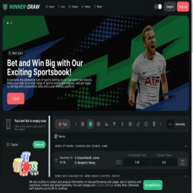 Скриншот главной страницы сайта winner-draw.com