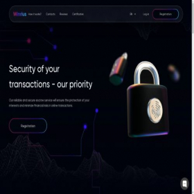 Скриншот главной страницы сайта winrius.com