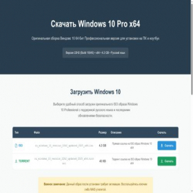 Скриншот главной страницы сайта winsetup.su