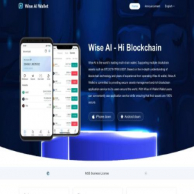 Скриншот главной страницы сайта wiseaiwallet.com