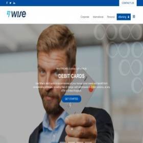 Скриншот главной страницы сайта wisecredits.com