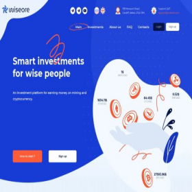Скриншот главной страницы сайта wiseore.com