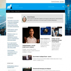 Скриншот главной страницы сайта wisinvest.ru