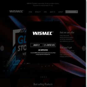 Скриншот главной страницы сайта wismec.com