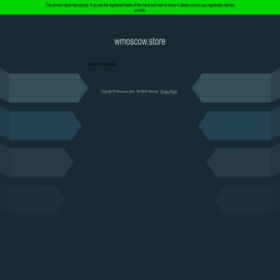 Скриншот главной страницы сайта wmoscow.store