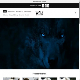 Скриншот главной страницы сайта wolfmission.shop